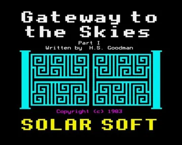 Gateway to the Skies (1983)(SoarSoft)[h TSTH] screen shot title